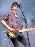 Tokyo Police Club guitarist Josh Hook performs Friday night at Bunbury Music Festival in Cincinnati.
Contributed photo by Ryan Podracky.