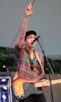 Tokyo Police Club guitarist Josh Hook performs Friday night at Bunbury Music Festival in Cincinnati.
Contributed photo by Ryan Podracky.