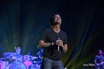 File Photo: Jimmy Stafford, Scott Underwood and Pat Monahan of Train perform in Indianapolis in 2013. (Photo Credit: Larry Philpot of soundstagephotography.com