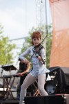 File Photo: Lindsey Stirling in concert in 2015, at the Bunbury Festival in Cincinnati, Ohio. Used by permission. (Photo Credit: Larry Philpot, soundstagephotography.com)