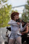 File Photo: Lindsey Stirling in concert in 2015, at the Bunbury Festival in Cincinnati, Ohio. Used by permission. (Photo Credit: Larry Philpot, soundstagephotography.com)