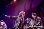 File Photo: "Alice Cooper" performs with his band, including Nita Strauss at Banker's Life Fieldhouse in Indianapolis Indiana, August 20, 2015. (Photo Credit: Larry Philpot)