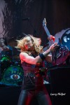 File Photo: "Alice Cooper" performs with his band, including Nita Strauss at Banker's Life Fieldhouse in Indianapolis Indiana, August 20, 2015. (Photo Credit: Larry Philpot)