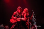 File Photo: "Alice Cooper" performs with his band, including Nita Strauss at Banker's Life Fieldhouse in Indianapolis Indiana, August 20, 2015. (Photo Credit: Larry Philpot)