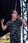 Noelle Scaggs, Michael Fitzpatrick (Fitz), and drummer John Wicks of "Fitz and the Tantrums" perform at ACL Festival in Austin, Texas in 2014