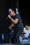 Noelle Scaggs, Michael Fitzpatrick (Fitz), and drummer John Wicks of "Fitz and the Tantrums" perform at ACL Festival in Austin, Texas in 2014