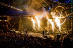 File Photo: "Alice Cooper" performs with his band, including Nita Strauss at Banker's Life Fieldhouse in Indianapolis Indiana, August 20, 2015. (Photo Credit: Larry Philpot)